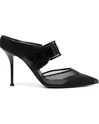 Alexander McQueen Punk Mules Schwarz