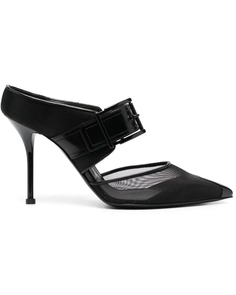 Alexander McQueen Punk Mules - Schwarz Schwarz