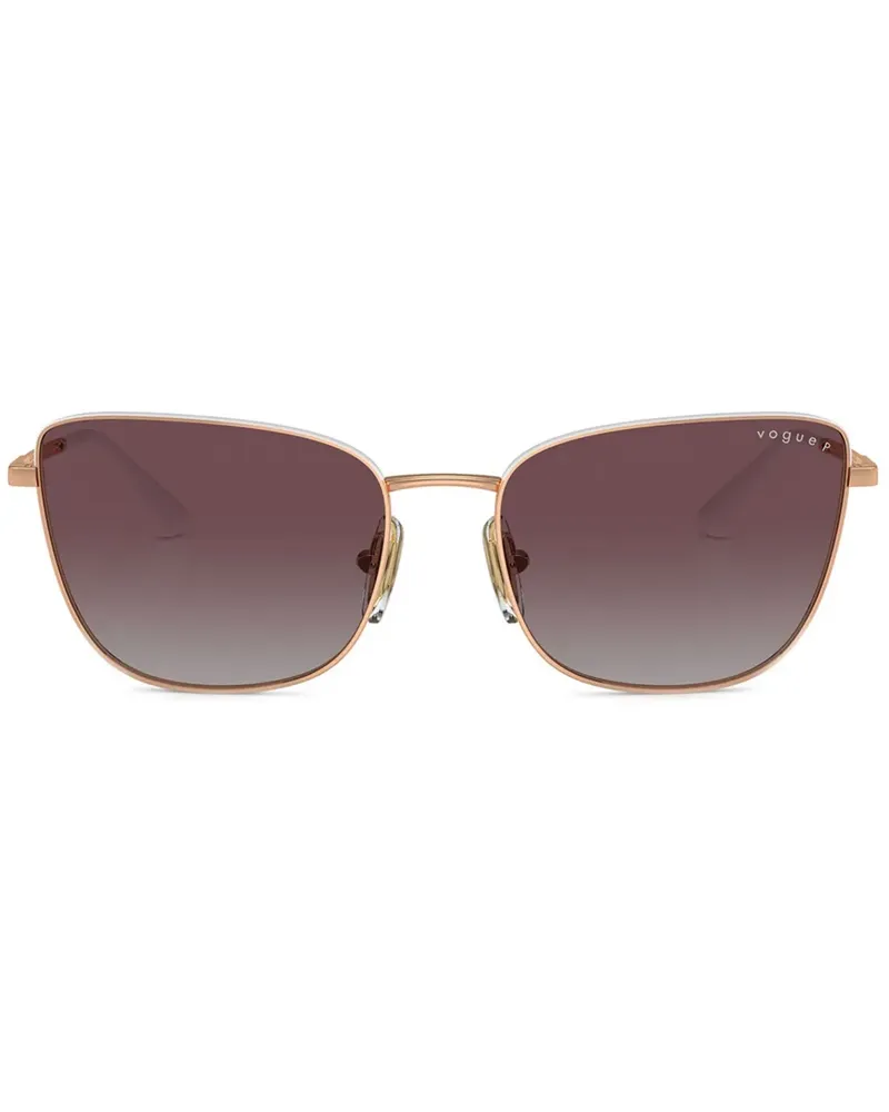 Vogue Sonnenbrille mit Cat-Eye-Gestell - Gold Gold