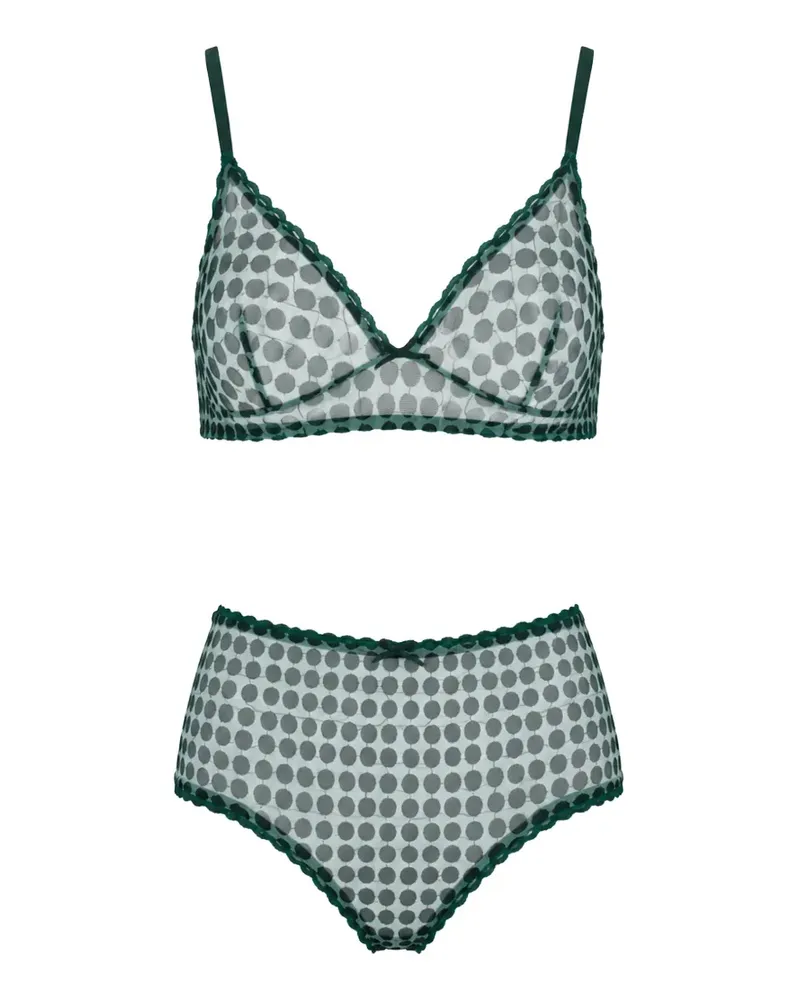 Laura Urbinati Slip aus Tüll - Grün Grün