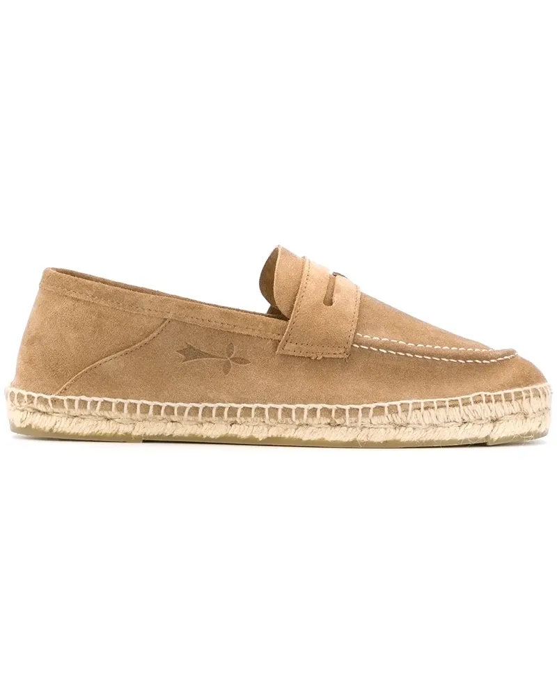 Manebí Espadrilles aus Wildleder Nude