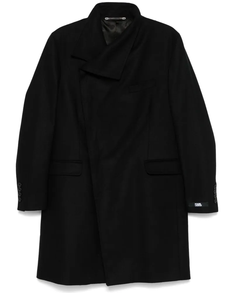 Karl Lagerfeld Atlantis Mantel - Schwarz Schwarz