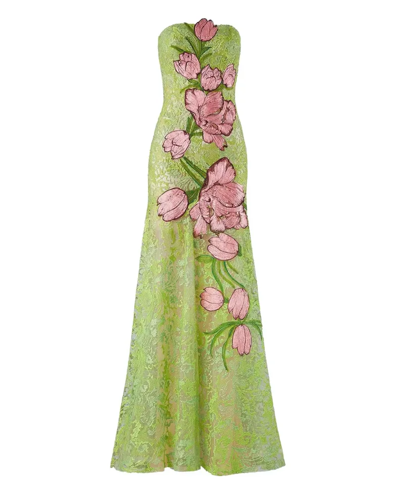 Silvia Tcherassi Tulip lace dress - Grün Grün