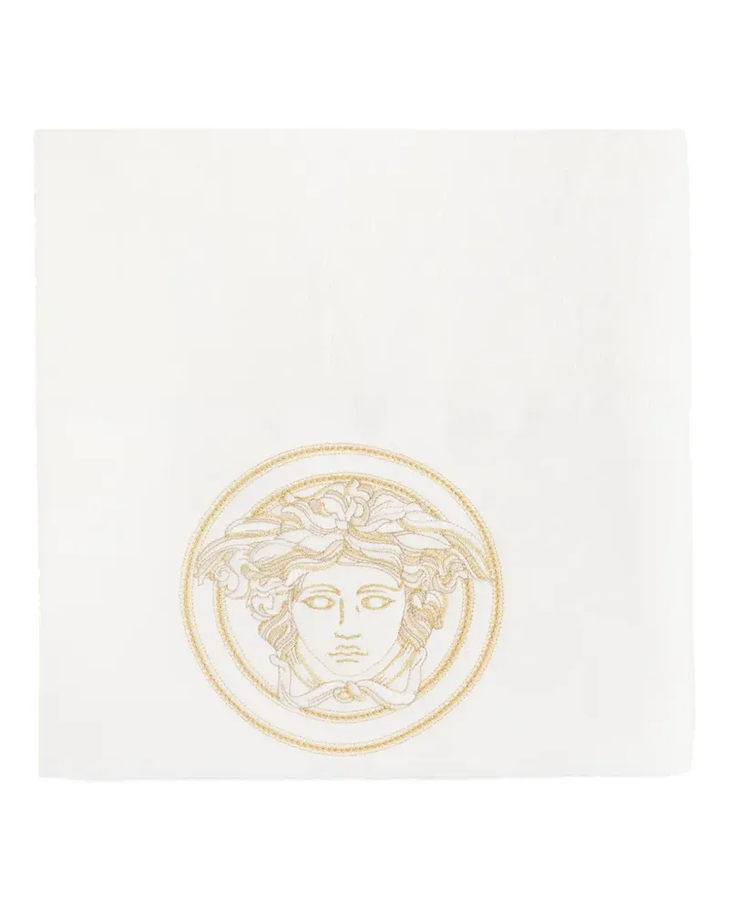 Versace Medusa Badetuch - Weiß Weiß