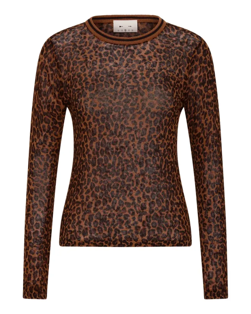 The Upside Ludlow Oberteil mit Leopardenprint - Braun Braun