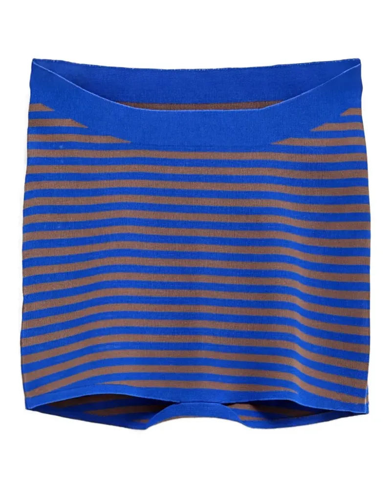 GIMAGUAS Gestreifte Camu Shorts - Blau Blau