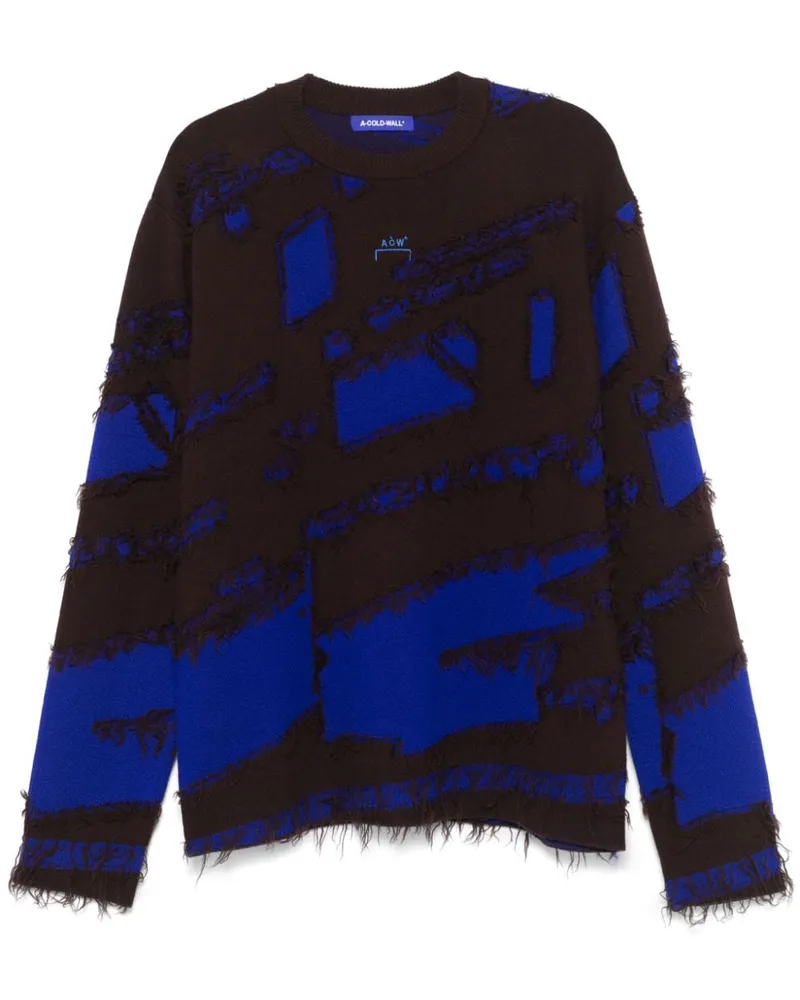 ACW* Pullover mit rundem Ausschnitt - Blau Blau