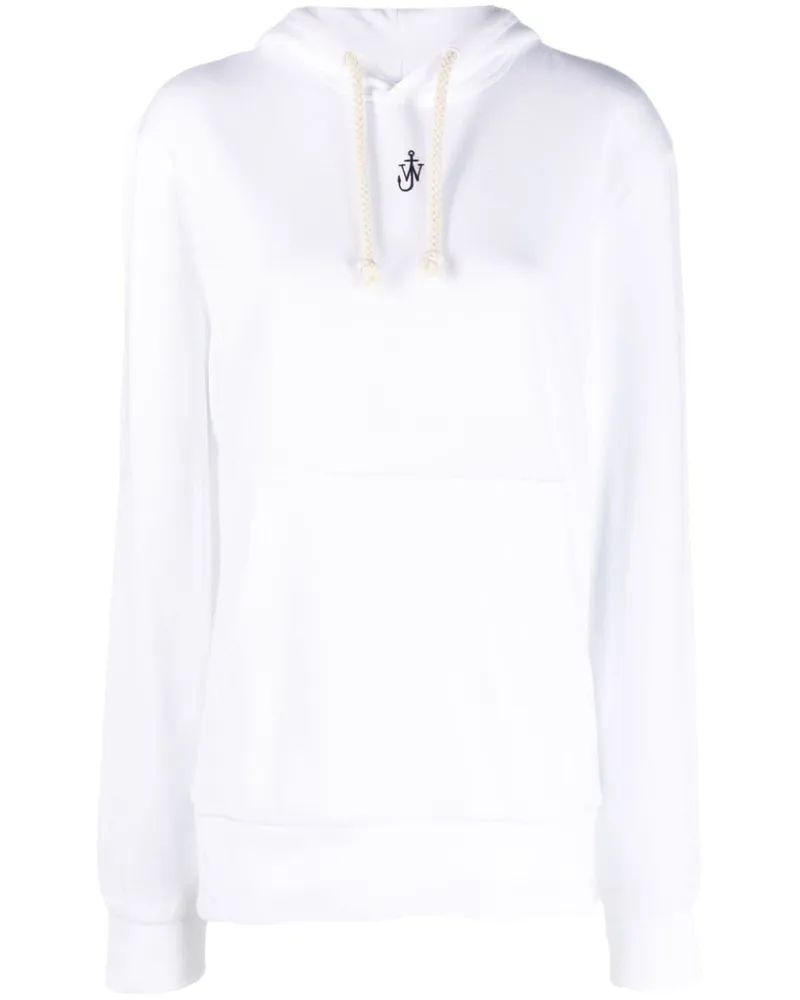 J.W.Anderson Hoodie mit Logo-Stickerei - Weiß Weiß