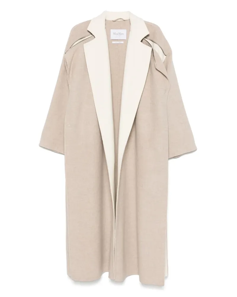 Max Mara Amour Mantel - Nude Nude