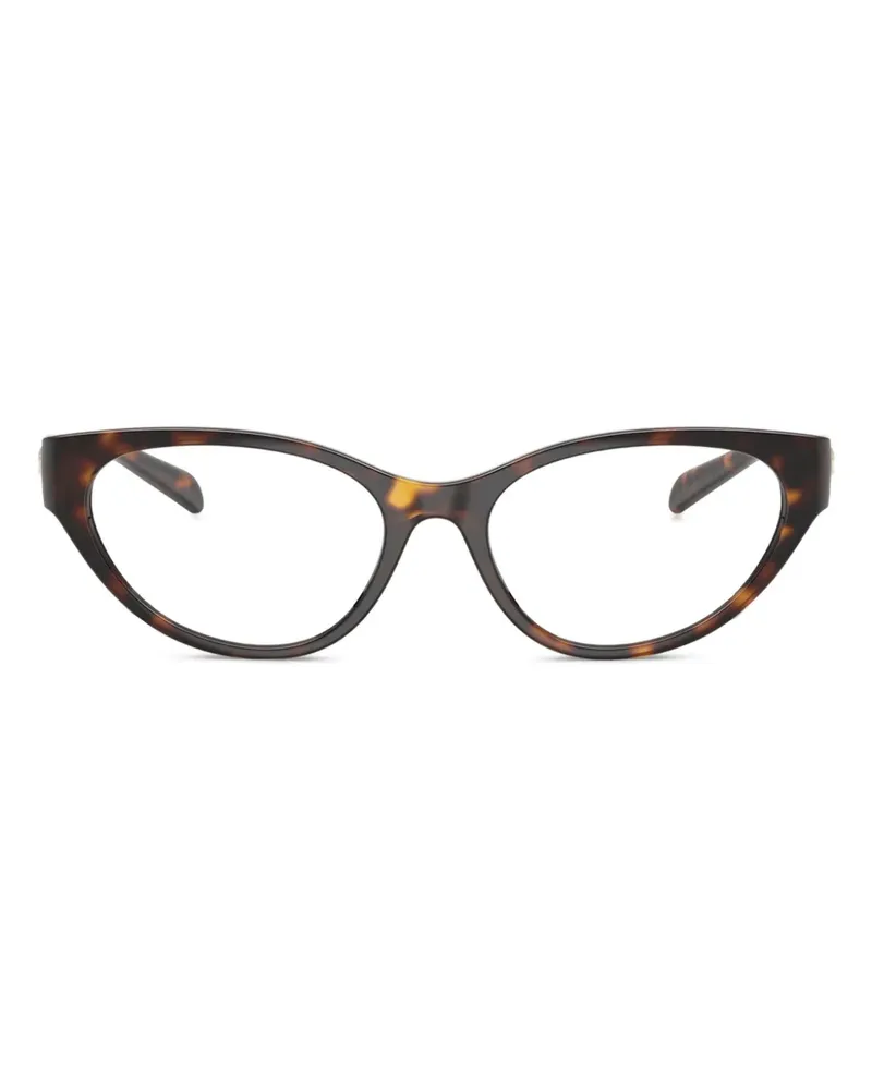 Versace Brille mit Cat-Eye-Gestell - Braun Braun
