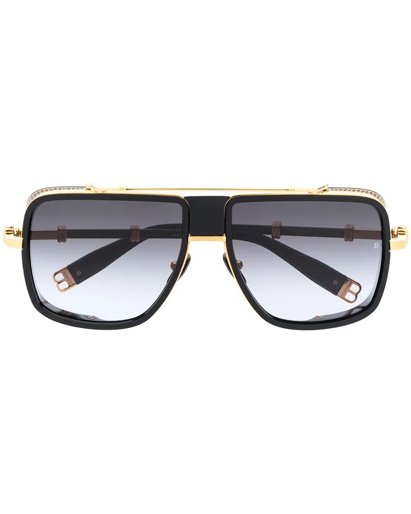 Balmain x Akoni 'O.R' Oversized-Sonnenbrille Schwarz