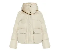 Gefütterte Kapuzenjacke - Nude