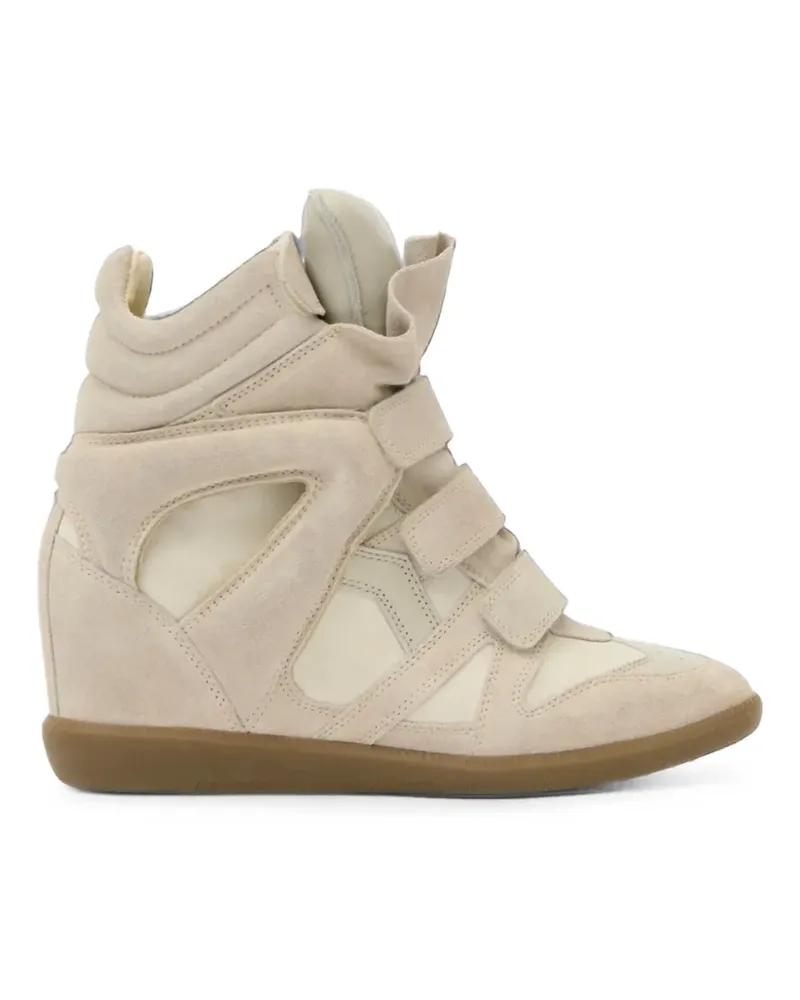 Isabel Marant Bekett wedge sneakers - Nude Nude