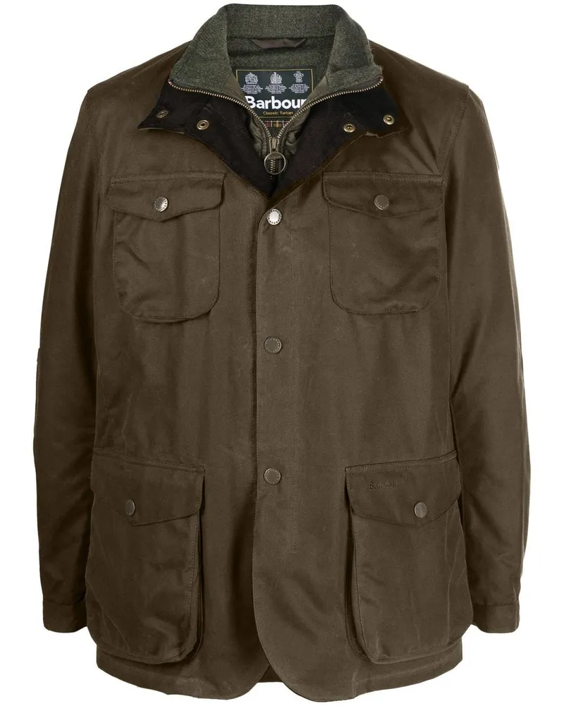 Barbour Gewachste Ogston Jacke GrüN