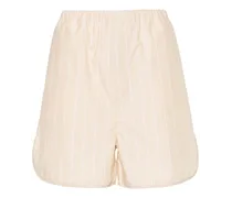 Gestreifte Shorts aus Bio-Baumwolle - Gelb