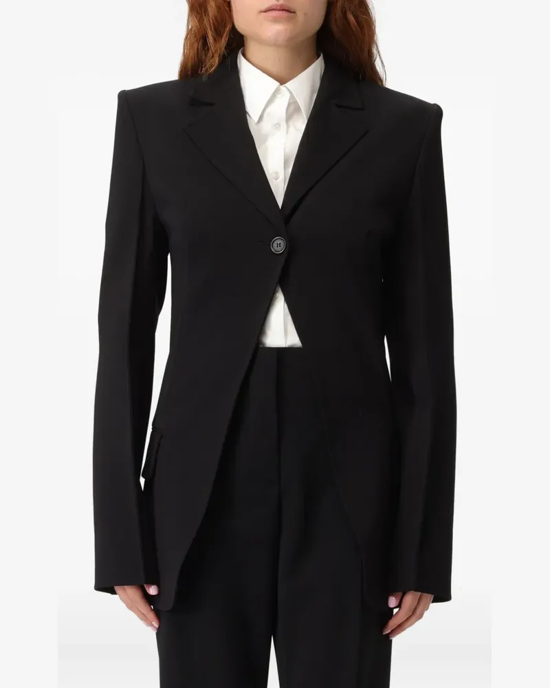 SPORTMAX Einreihiger Abilitata Blazer - Schwarz Schwarz