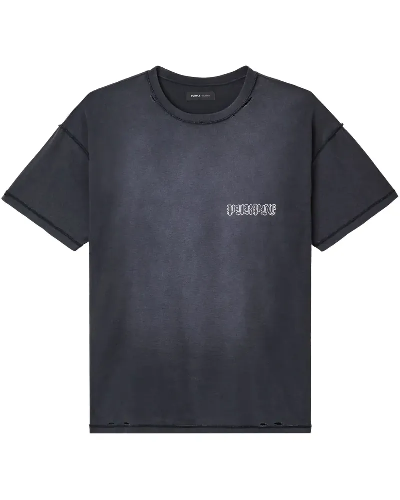 PURPLE BRAND Liberty T-Shirt - Schwarz Schwarz