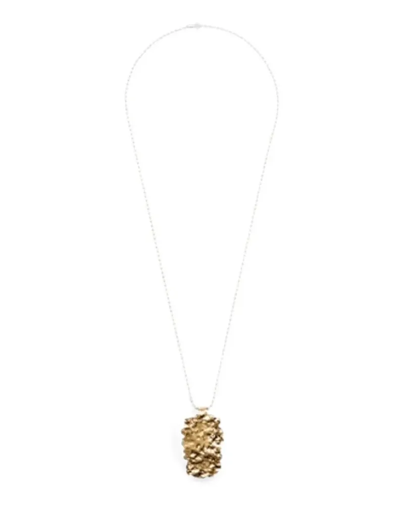 Isabel Marant Halskette mit gehämmertem Design - Gold Gold