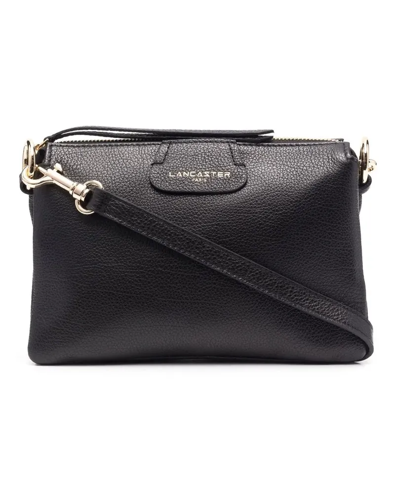 Lancaster Schultertasche mit Logo-Print - Schwarz Schwarz