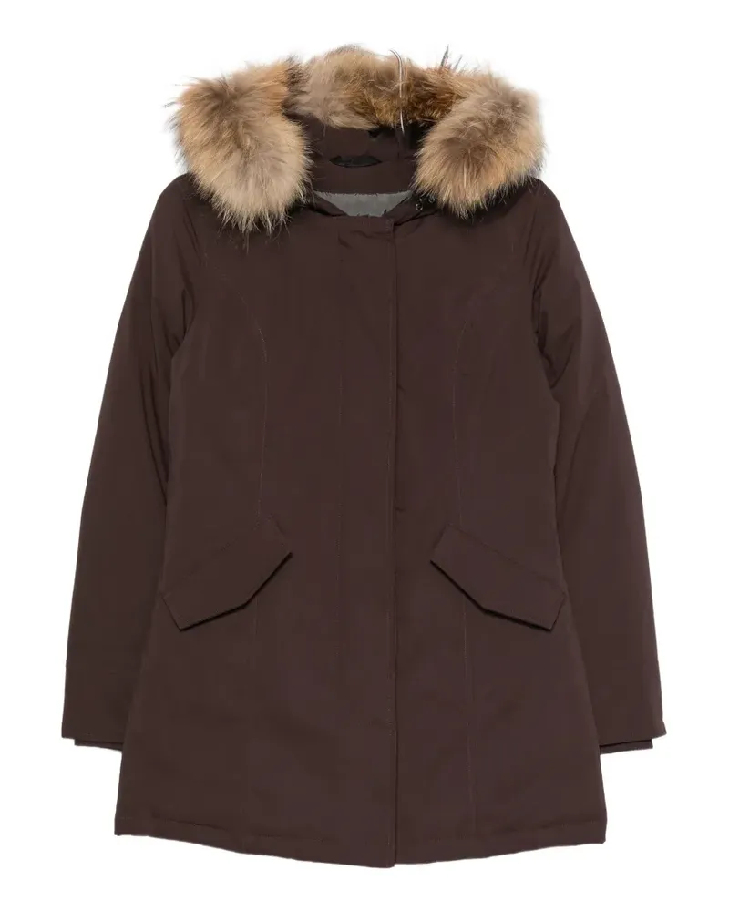 Canadian Classics faux-fur trim hooded coat - Braun Braun