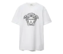 Medusa sequin-embellished T-shirt - Weiß
