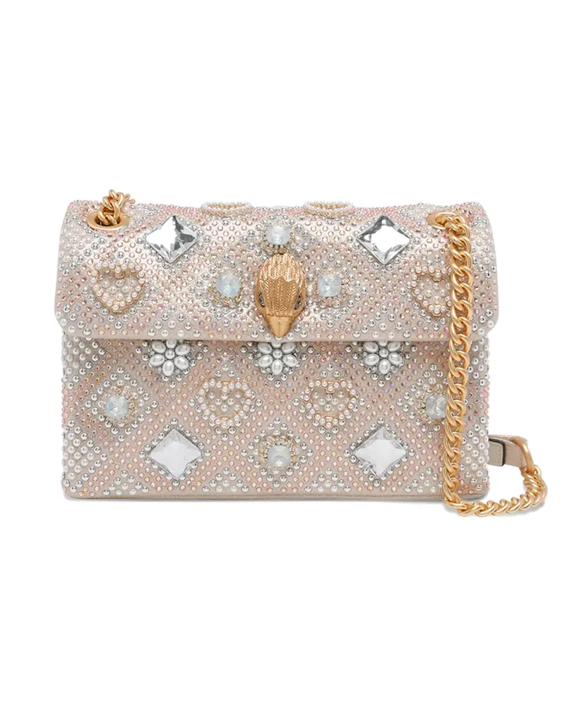 Kurt Geiger Schultertasche mit Kristallen - Nude Nude