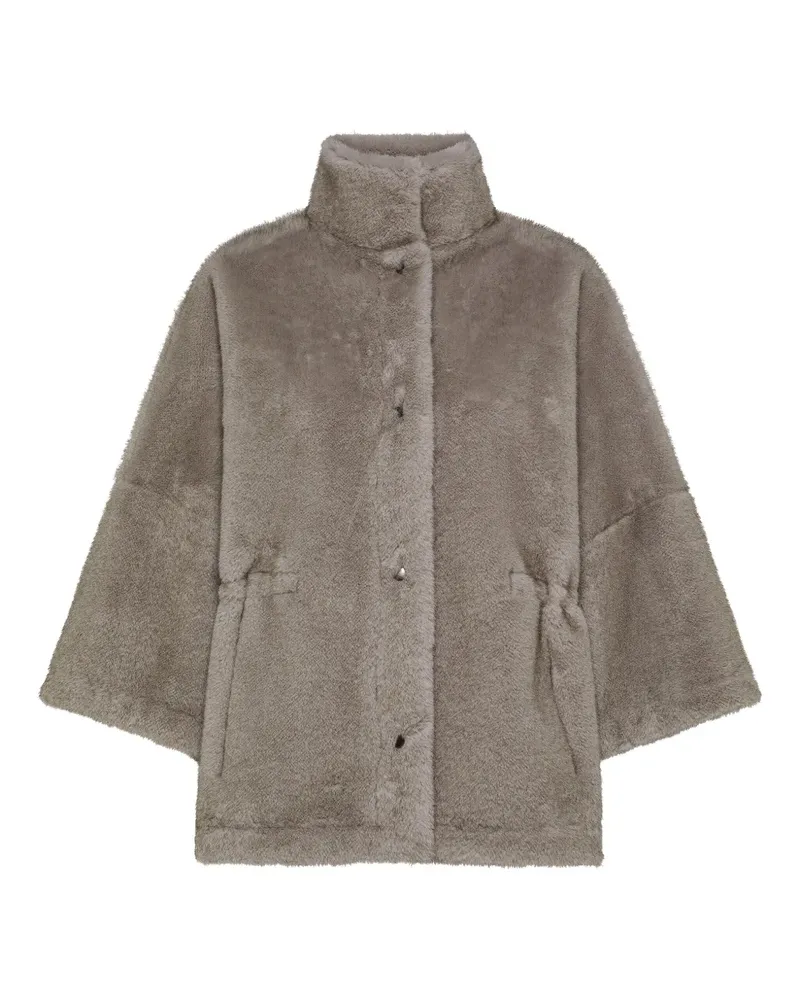 Seventy Jacke aus Faux Fur - Grau Grau