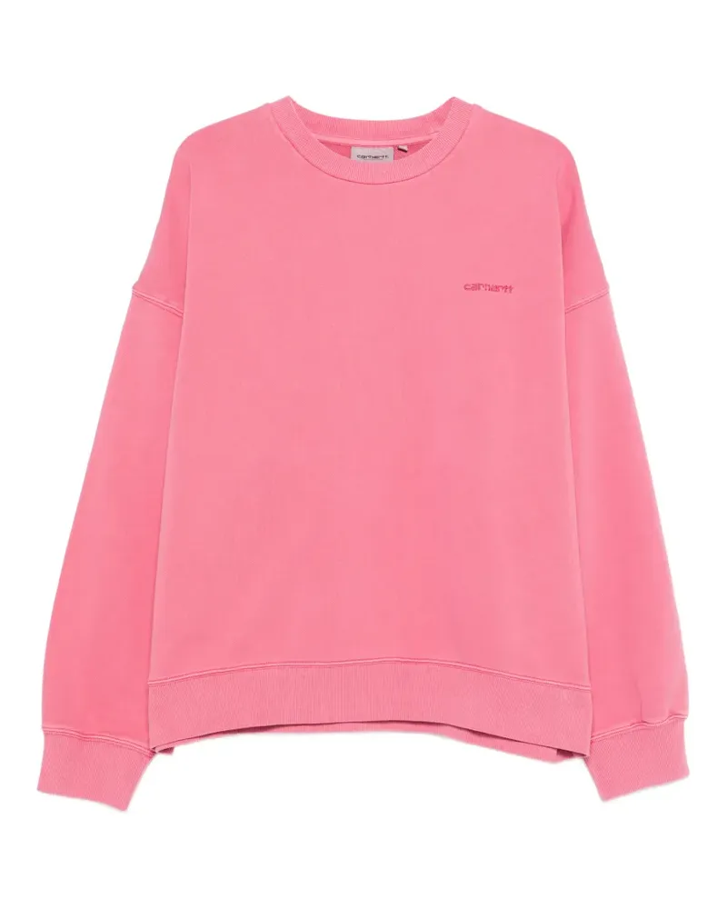 Carhartt WIP Benton Pullover mit Logo-Stickerei - Rosa Rosa