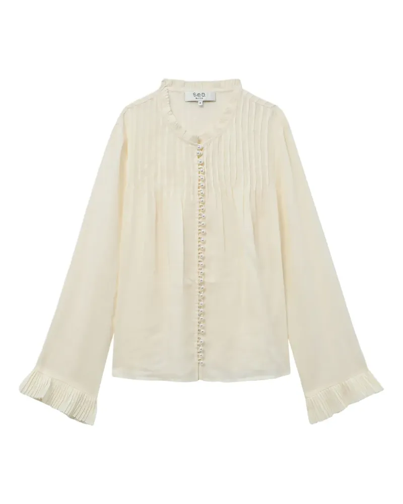 Sea Verzierte Bluse - Weiß Weiß