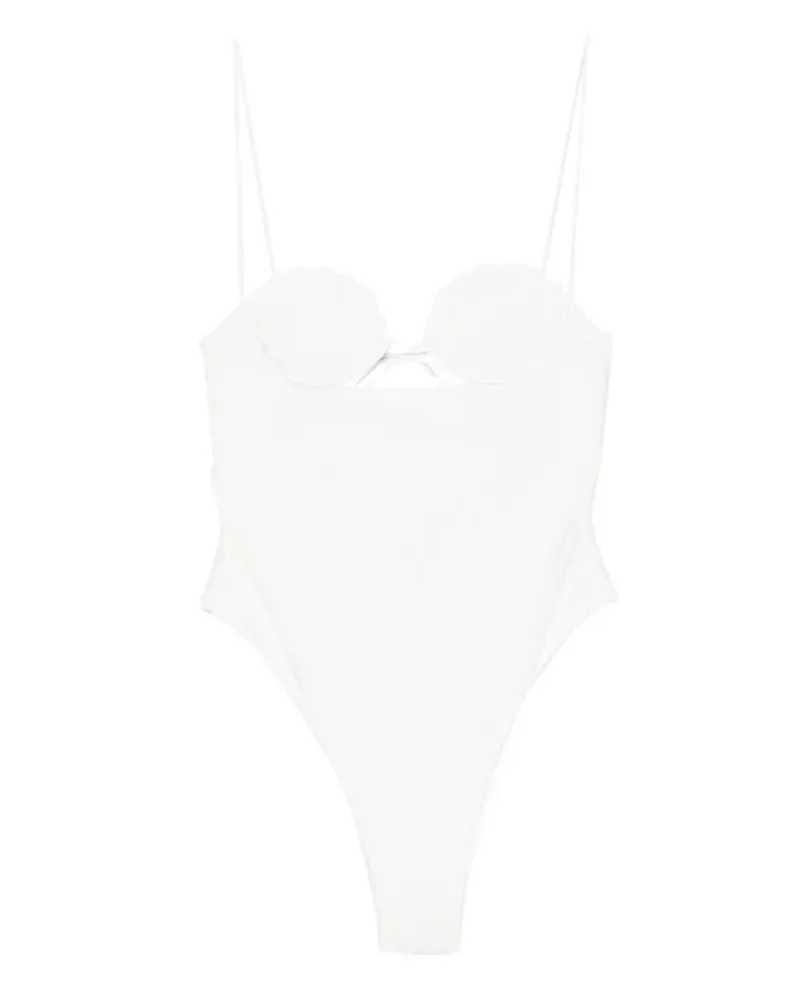 Oséree bridal shell swimsuit - Weiß Weiß