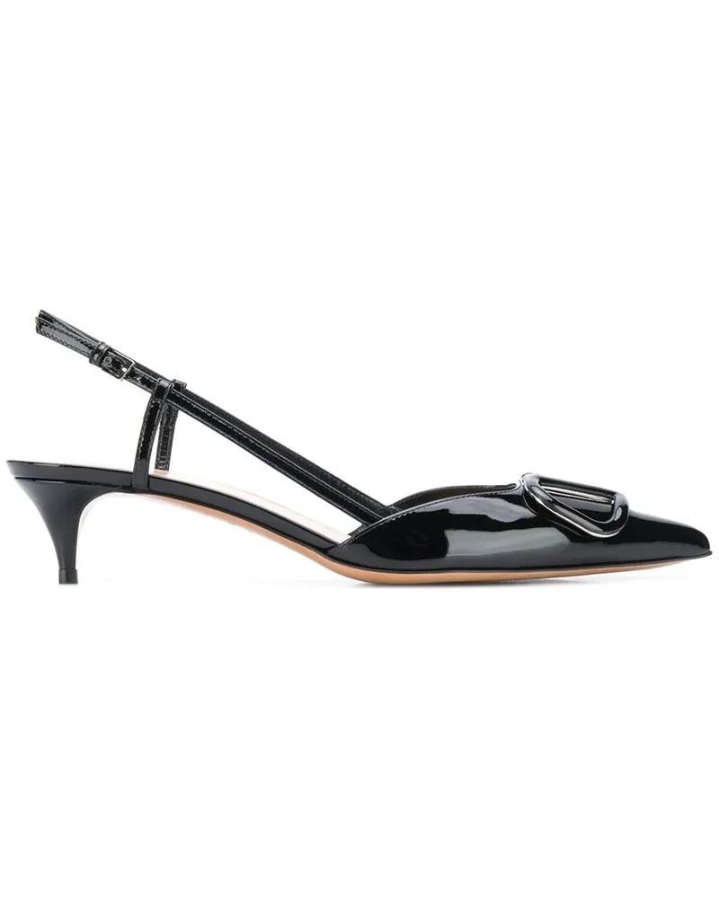 Valentino Garavani VLogo Pumps 40mm - Schwarz Schwarz