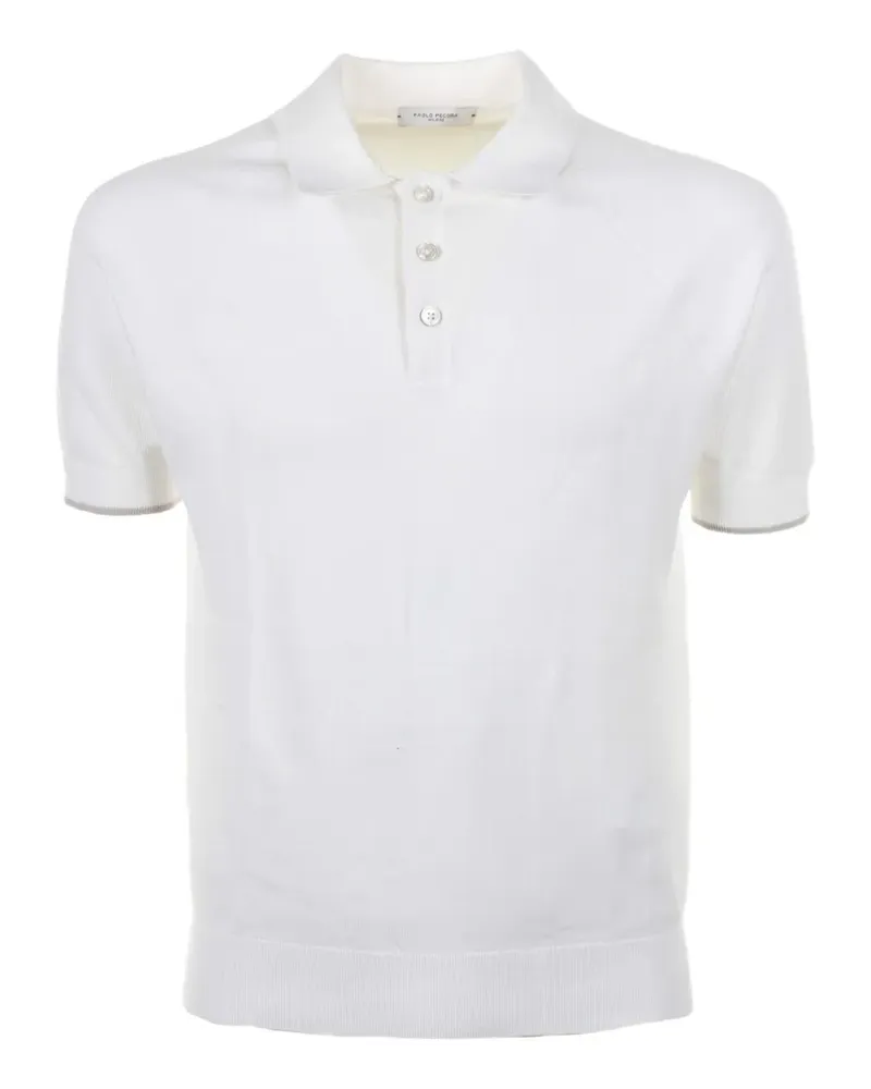 Paolo Pecora Milano short-sleeved polo shirt - Weiß Weiß