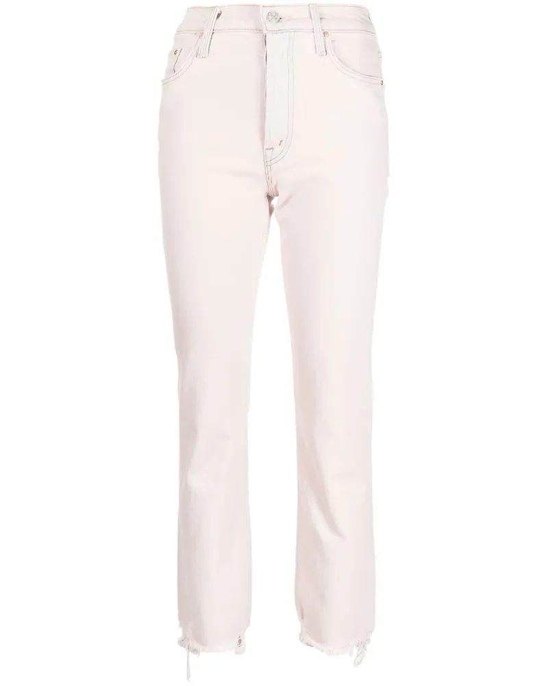 Mother Klassische Skinny-Jeans Rosa