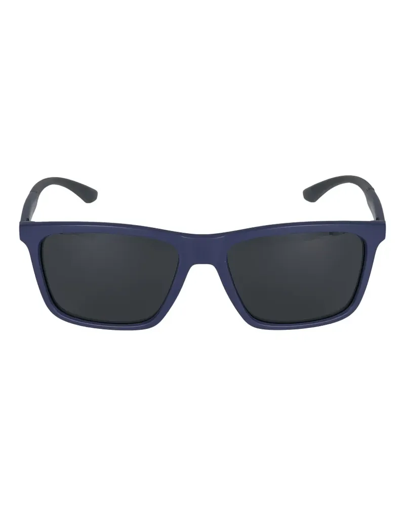 Emporio Armani rectangle-frame sunglasses - Blau Blau