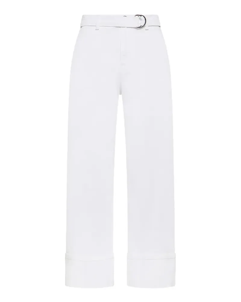Seventy x  Venezia belted trousers - Weiß Weiß
