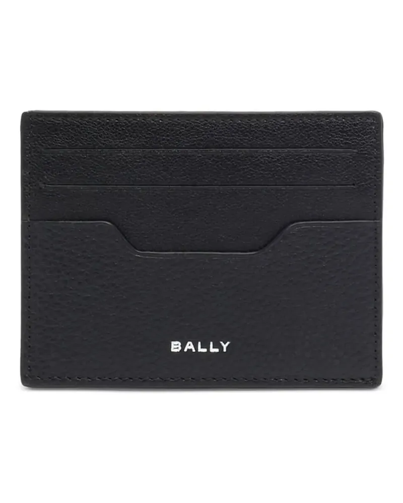 Bally Capitol Kartenetui aus gekörntem Leder - Schwarz Schwarz