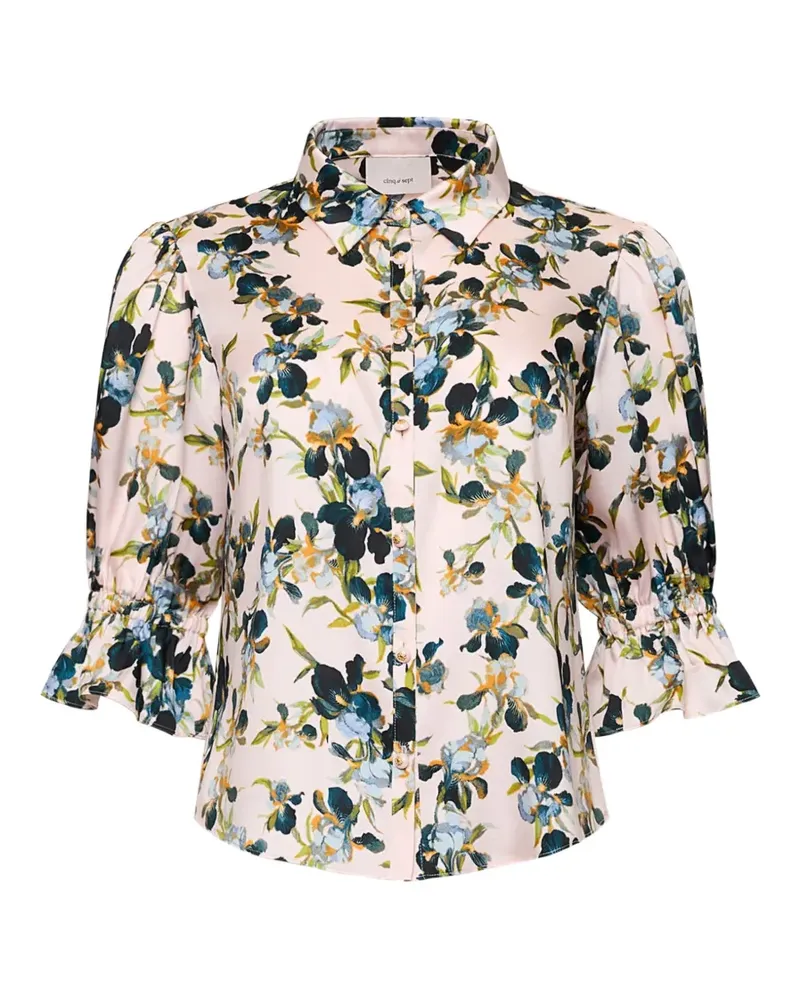 Cinq à Sept Fiona floral-print shirt - Rosa Rosa