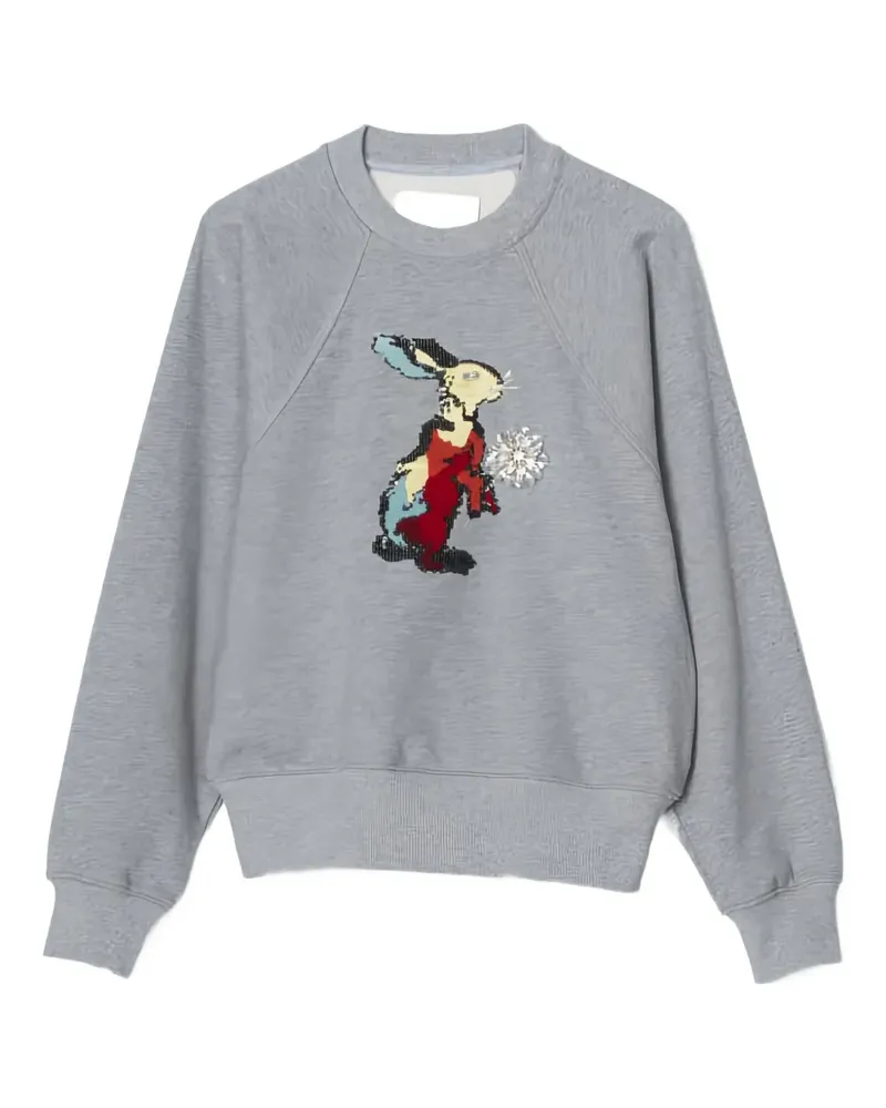 3.1 phillip lim Sweatshirt mit Hasen-Motiv - Grau Grau