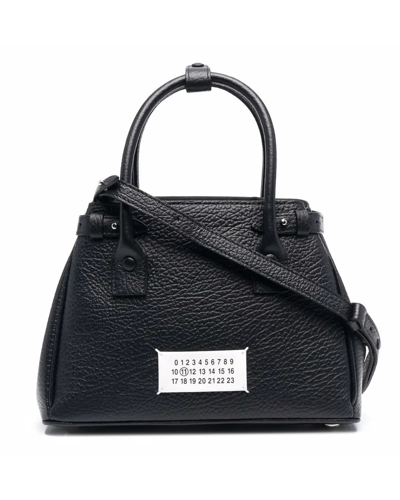 Maison Margiela 5AC Handtasche mit Kordelzug Schwarz