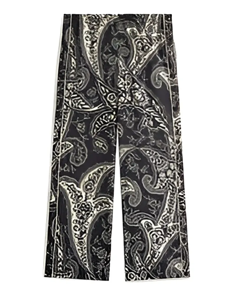 KITH Florin Paisley Tearaway trousers - Schwarz Schwarz