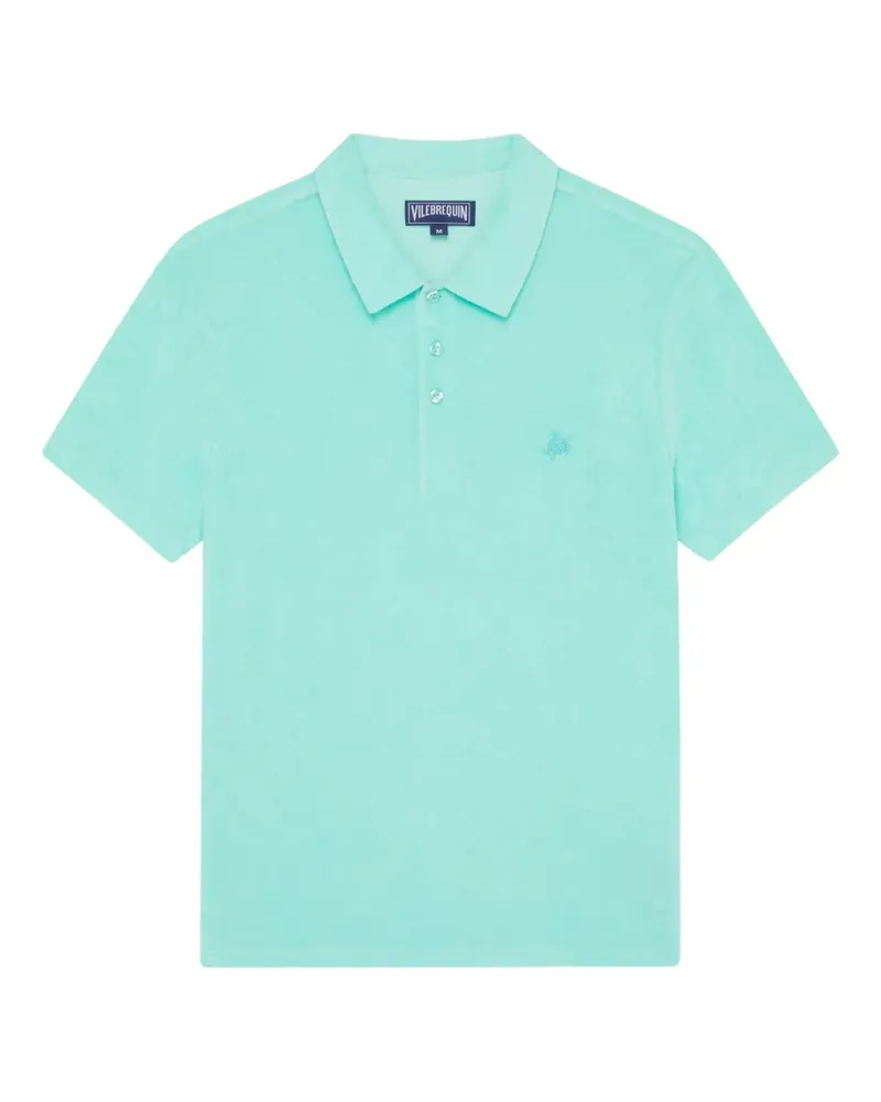 Vilebrequin turtle-embroidered polo shirt - Blau Blau
