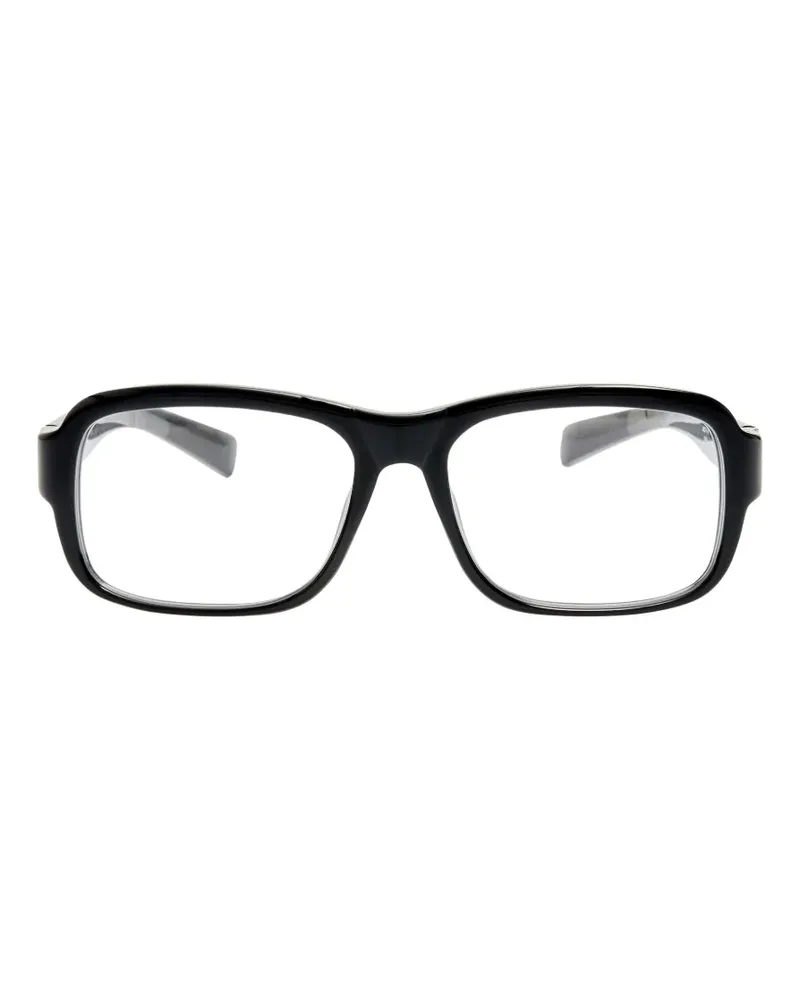 Jacquemus rectangle-frame glasses - Schwarz Schwarz