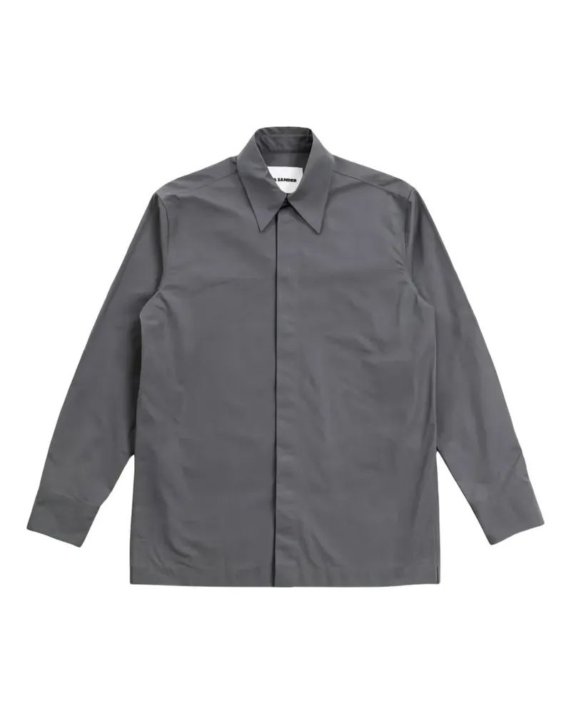 Jil Sander Langärmeliges Hemd - Grau Grau