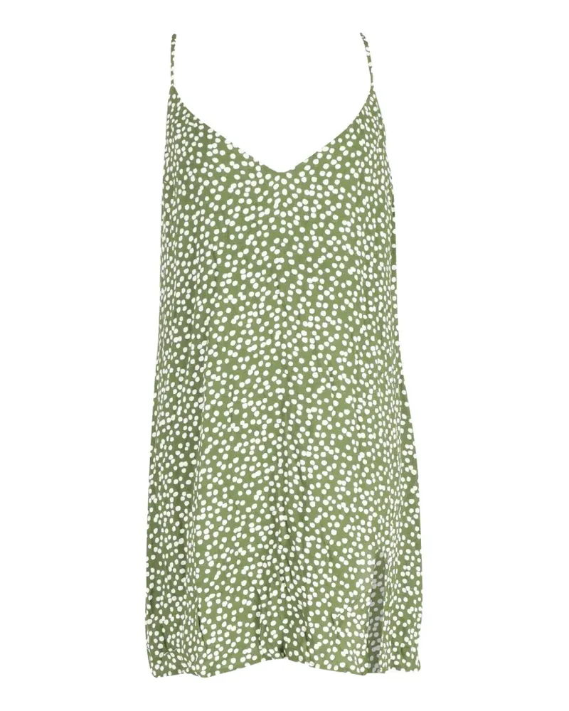 Reformation Marlowe side-split mini dress - Grün Grün