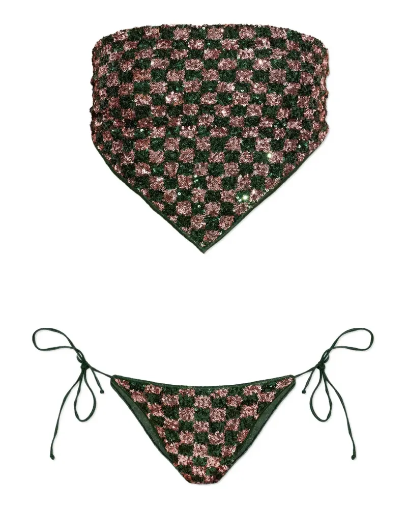 Oséree sequin bikini - Grün Grün