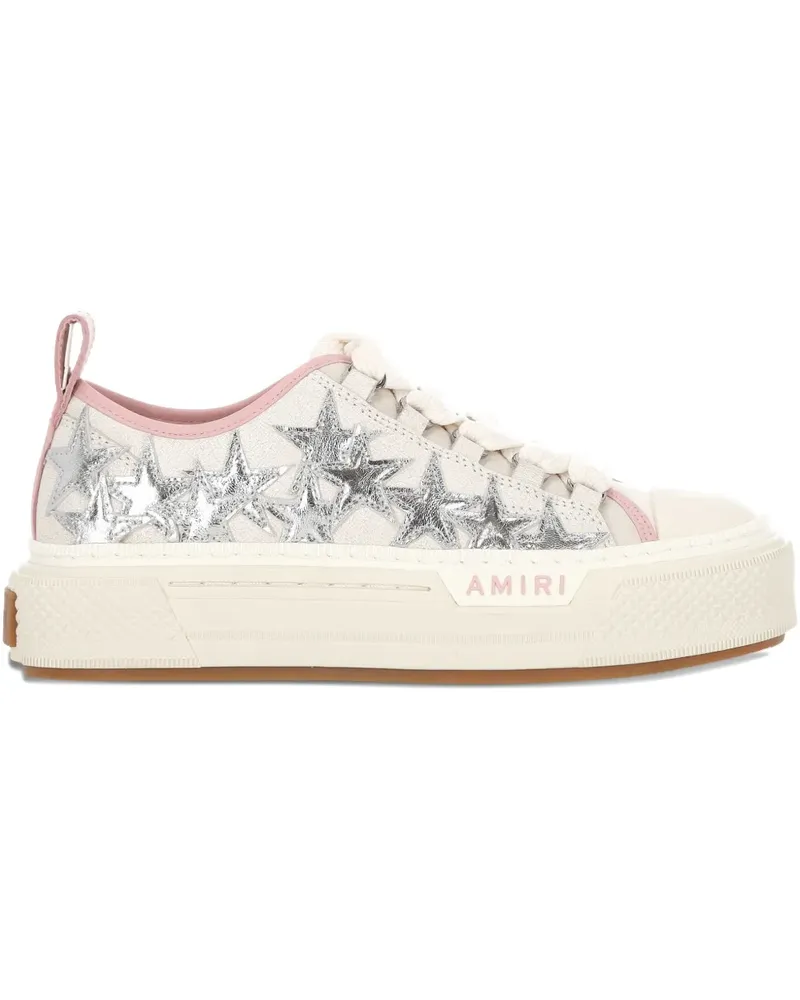 Amiri Sneakers mit Sternen - Nude Nude