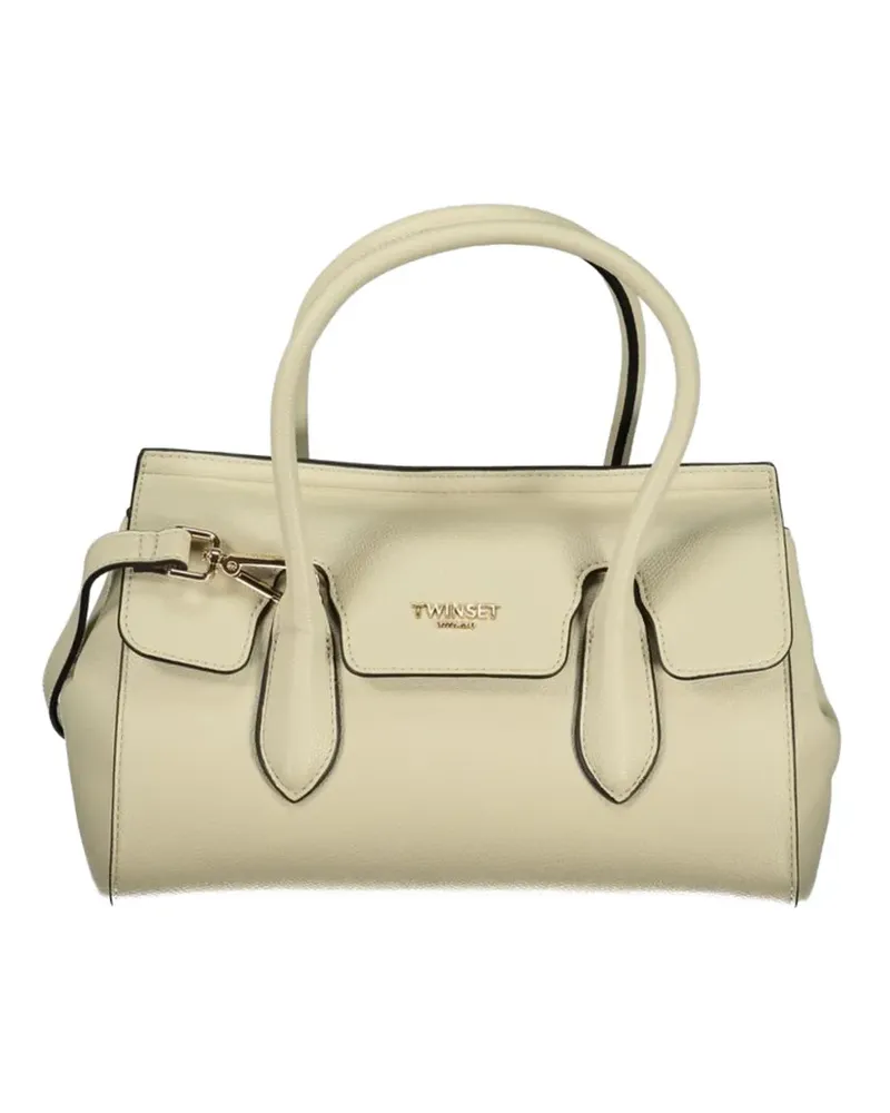 Twin-Set logo-appliqué tote bag - Nude Nude