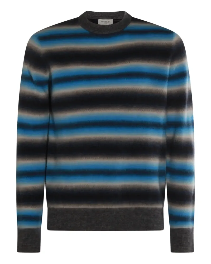 Piacenza Cashmere Pullover mit Ombré-Streifen - Blau Blau