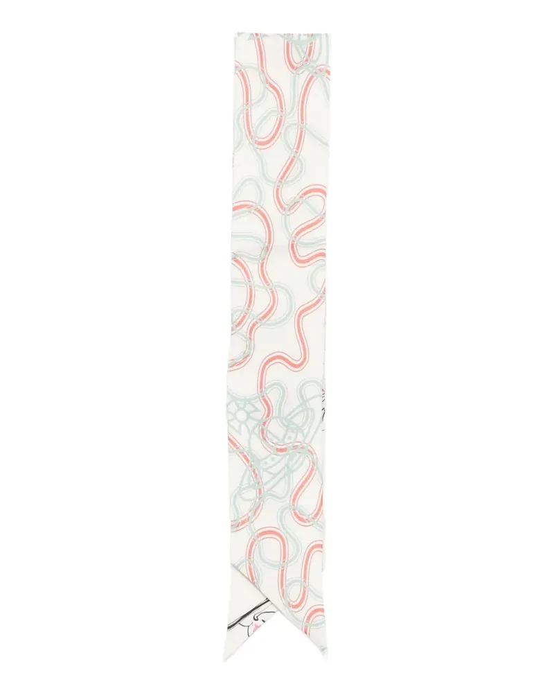 Vivienne Westwood graphic scarf - Nude Nude