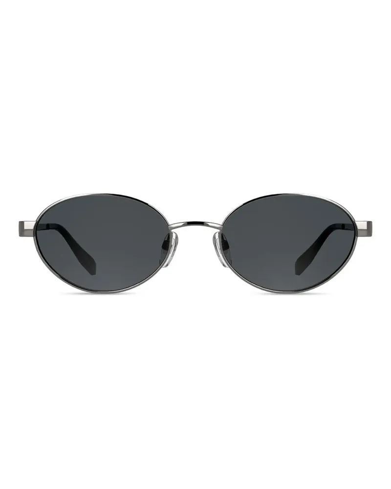 Karl Lagerfeld Sonnenbrille mit ovalem Gestell - Silber Silber